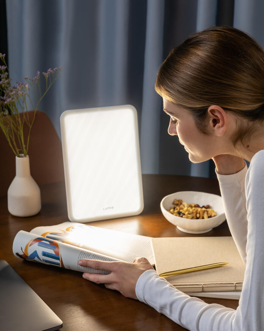 Lumie® Vitamin L Slim Portable SAD Lamp for Light Therapy
